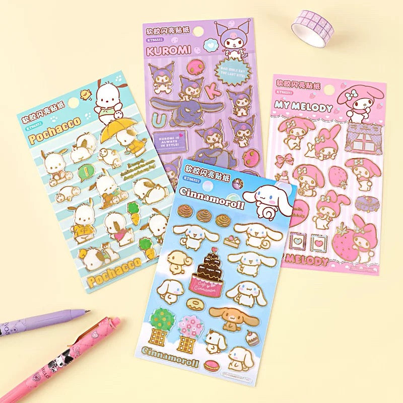 Shanny Sticker Sanrio Character Shiny Puffy Sticker – Mr.Pen