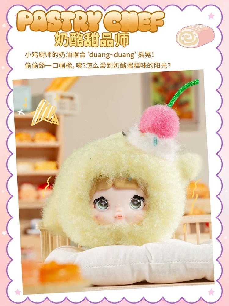 Fuwa 　nommi sweetness Nommi 100% Sweetness Series Kawaii Plush Doll Keychain Blind Box